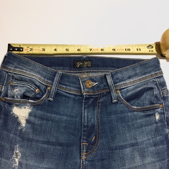 MOTHER The Cruiser "Rough It Up" Flair Jeans 24 - Picture 8 of 13